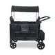 preview thumbnail 7 of 8, W4 Elite Quad Stroller Wagon-Charcoal Gray