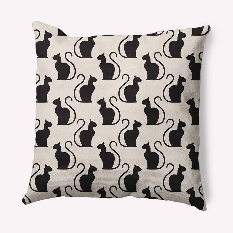 Spooky Cats Decorative Throw Pillow