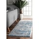 preview thumbnail 39 of 80, Nuloom Verona Vintage Persian Area Rug 2'6" x 6' Runner - Light Blue