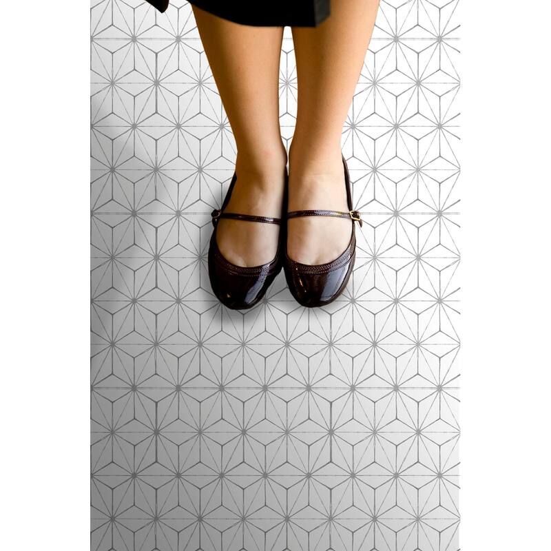 FloorPops Kikko Peel & Stick Floor Tiles