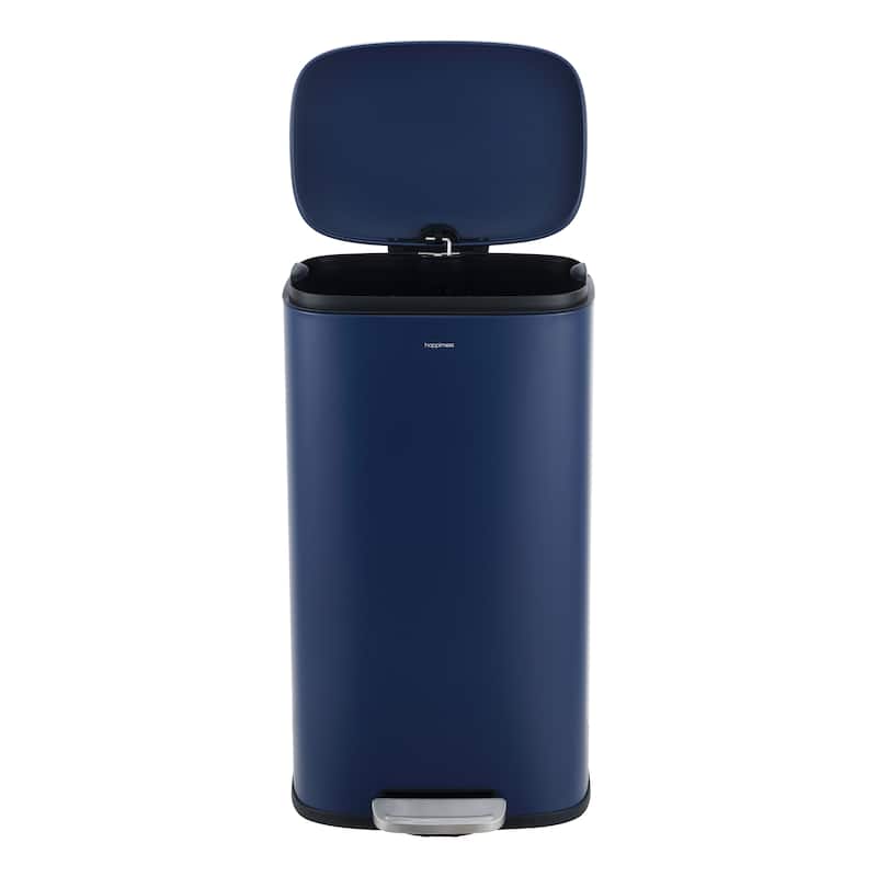 happimess 13-Gallon Trash Can with Soft-Close Lid and FREE Mini Trash Can