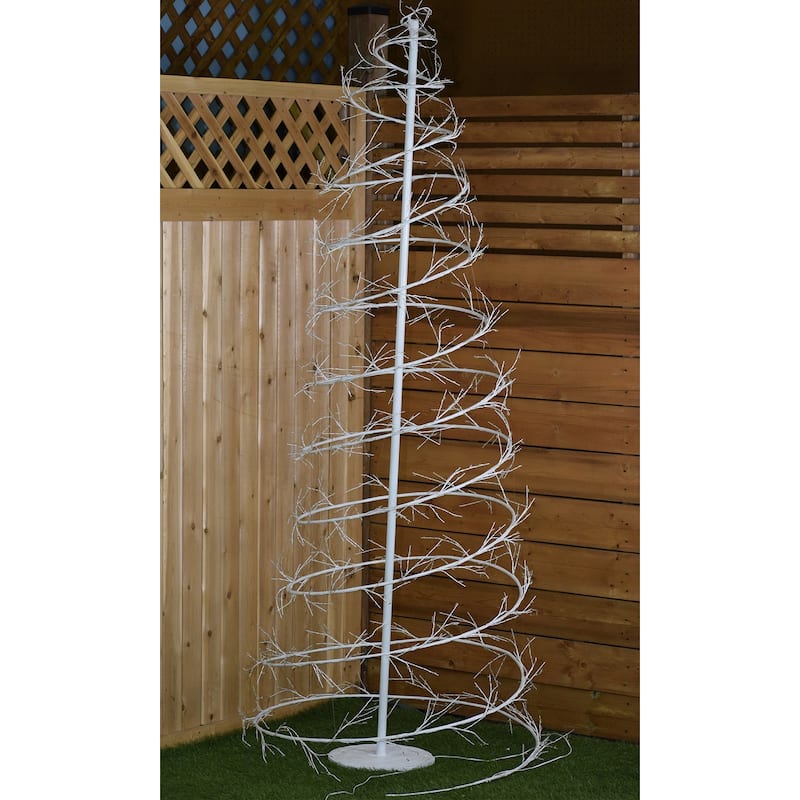 6.5 FT Revolve LED Tree White Indoor/Outdoor Use