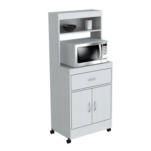 Shop Microwave Storage Cabinet Melamine Engineered Wood Free