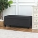 preview thumbnail 8 of 33, Adeco Velvet Storage Ottoman Bench Rectangular Footstool Lift Top