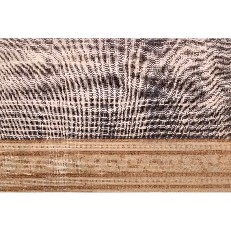 ECARPETGALLERY Hand-knotted Antalya Vintage Dark Grey Wool Rug - 8'6 x 13'1