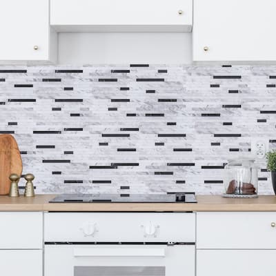 Art3d Peel and Stick Stone Backsplash Tile for Kitchen Bathroom(10 sq.ft/box)