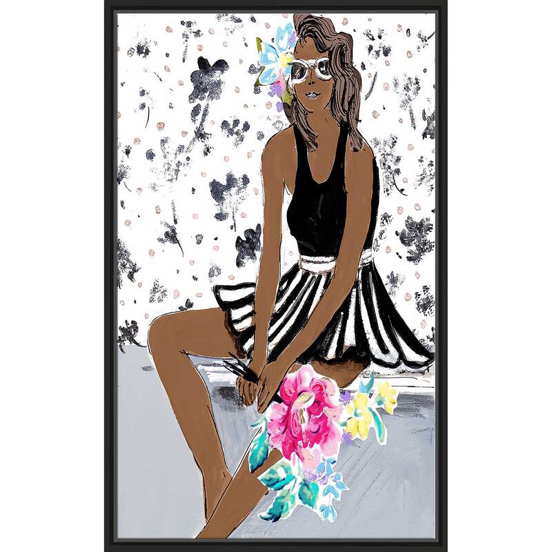 "Pop Girl" Print on Floating Canvas