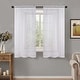 preview thumbnail 11 of 48, Superior Jackson Striped Machine Washable Sheer Curtains, Set of 2