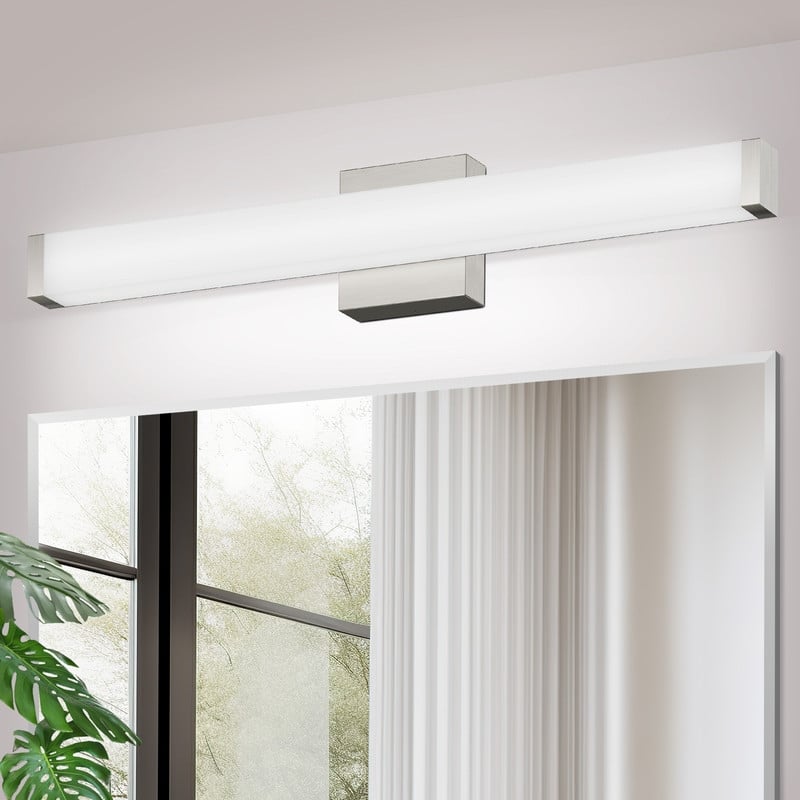 Dimmable LED Bath Bar, Modern Square Bathroom Vanity Light For Mirror - 25 Inch