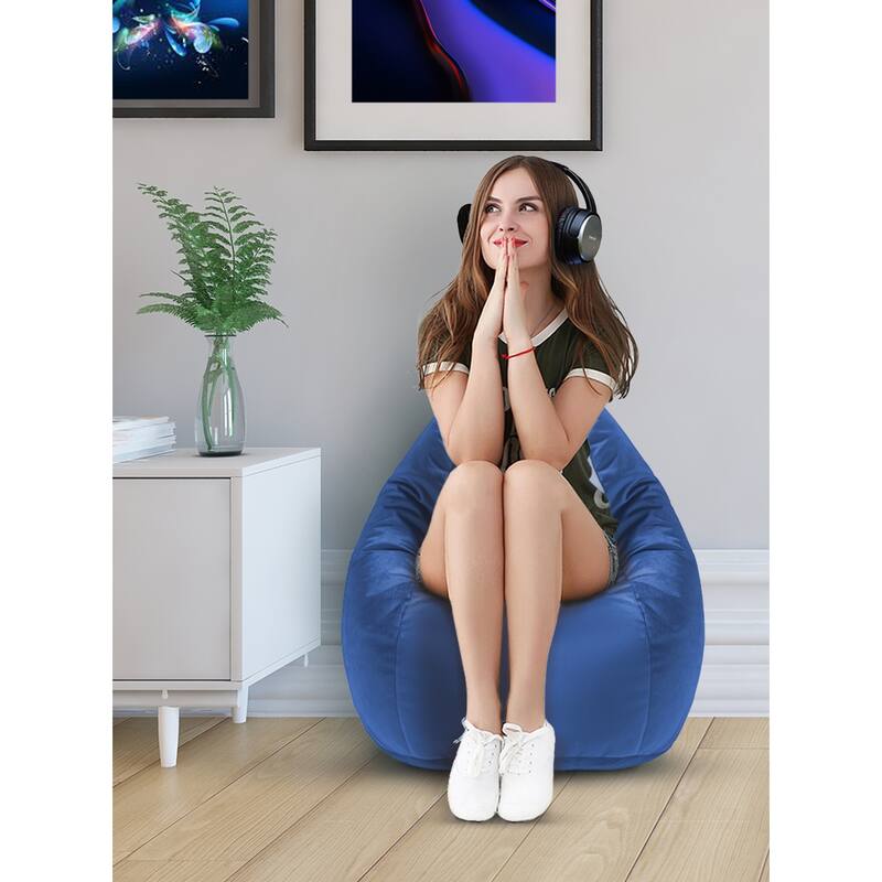 Gouchee Home Sambre Velvet Bean Bag Chair