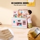 preview thumbnail 41 of 54, Kids Kitchen Playset Play Kitchen for Kids Corner Wooden Play Kitchen