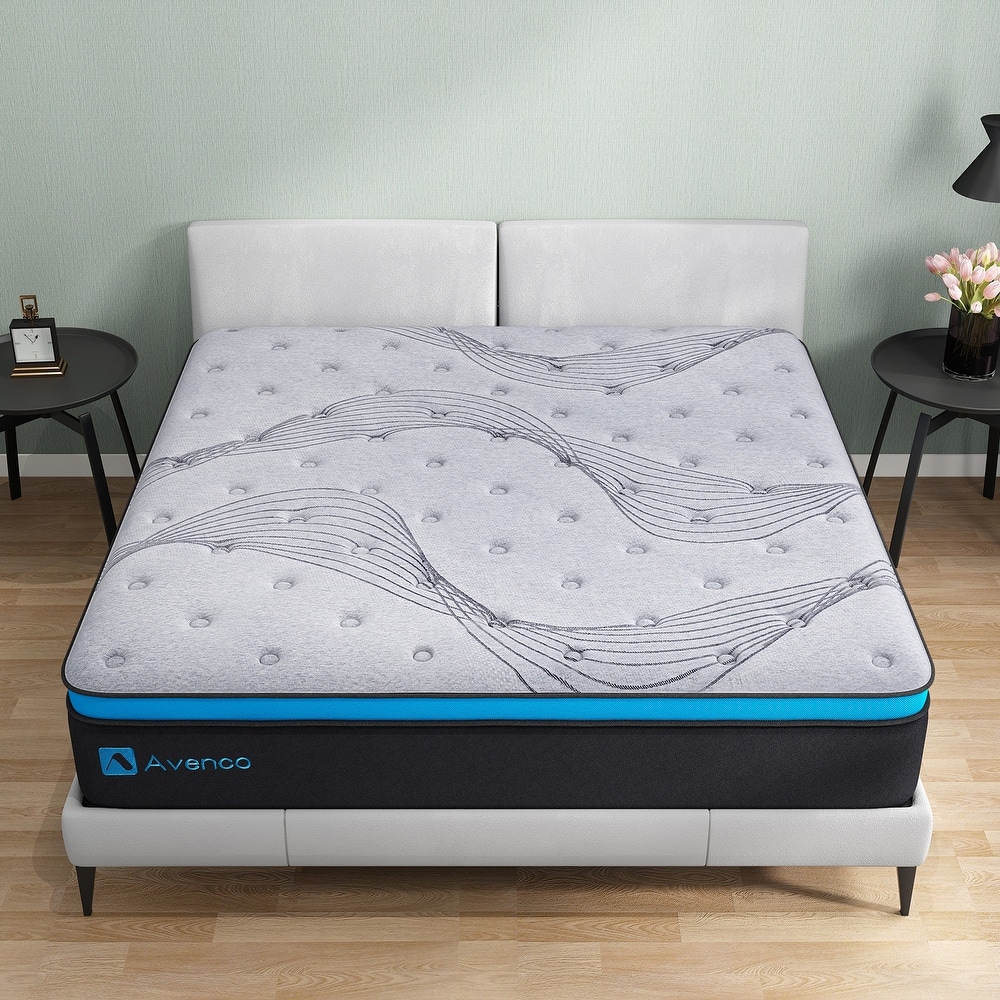 12 inch Hybrid Mattress Innerspring and Gel Memory Foam in a Box