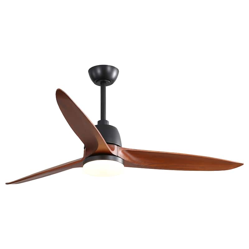 Clihome 56 In. Ceiling Fan Light With Remote Energy-saving DC Motor
