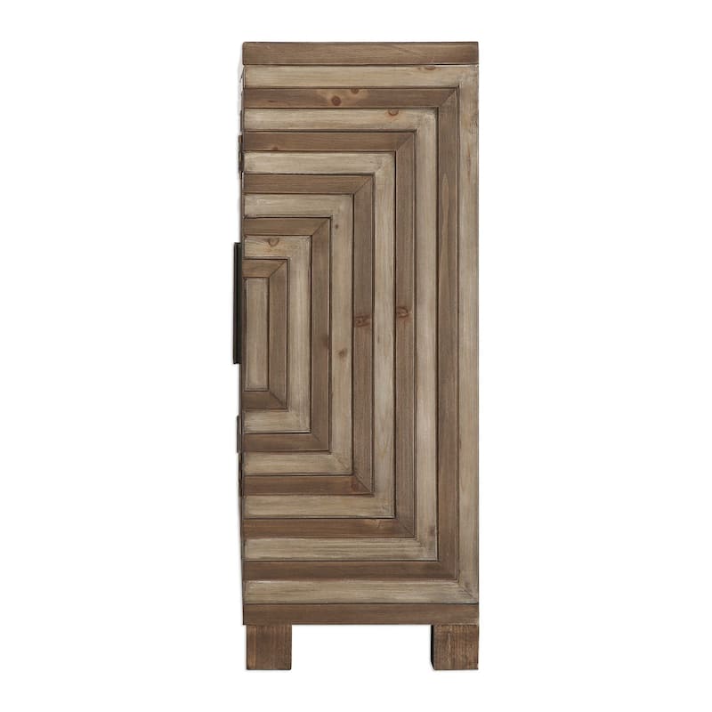 32" layton geometric console cabinet