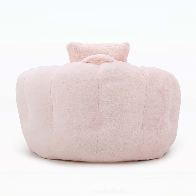 Shell-Shaped Bean Bag Chair with Footstool,Perfect for Gaming and Reading