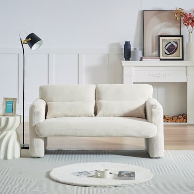 GDFStudio - Emiliano Sofa Set in Premium Corduroy with Elegant Design and Superior Comfort