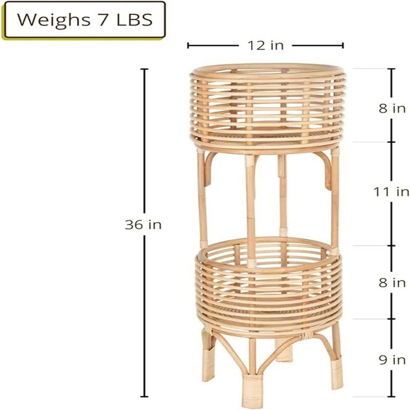 Rattan Indoor Plant Stand