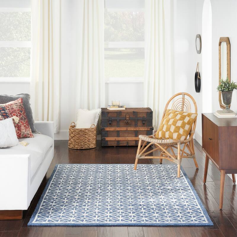 New Concept Washables Series 2 Modern Geometric Area Rug