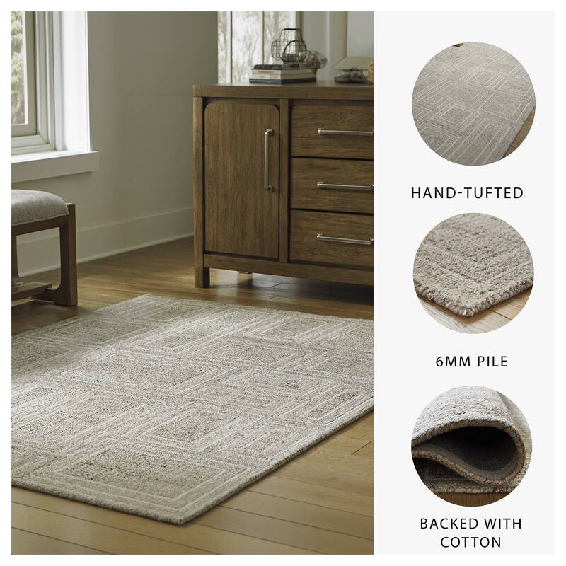Signature Design by Ashley Brickburgh Gray/Ivory Rug