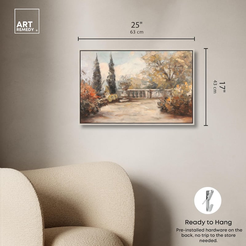 Autumnal Arbor Canvas by Art Remedy