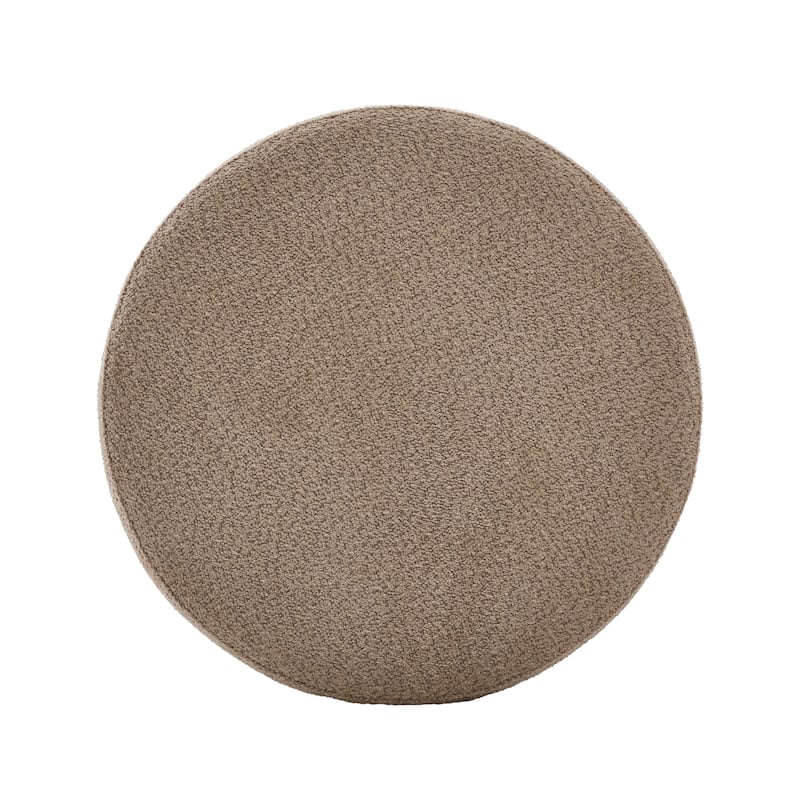 Christopher Knight Home - Rowan Modern Round Upholstered Storage Ottoman with Wood Base
