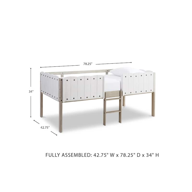 Signature Design by Ashley Wrenalyn Two-tone Twin Loft Bed Frame