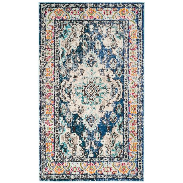 SAFAVIEH Monaco Lillie Boho Medallion Distressed Area Rug