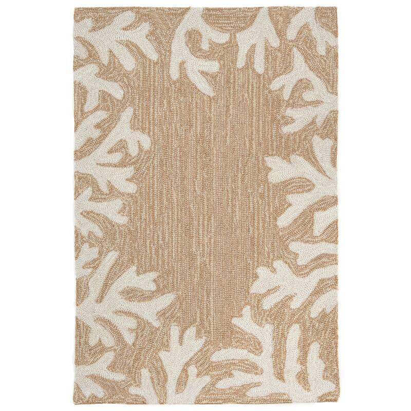 Liora Manne Capri Coral Border Indoor/Outdoor Rug