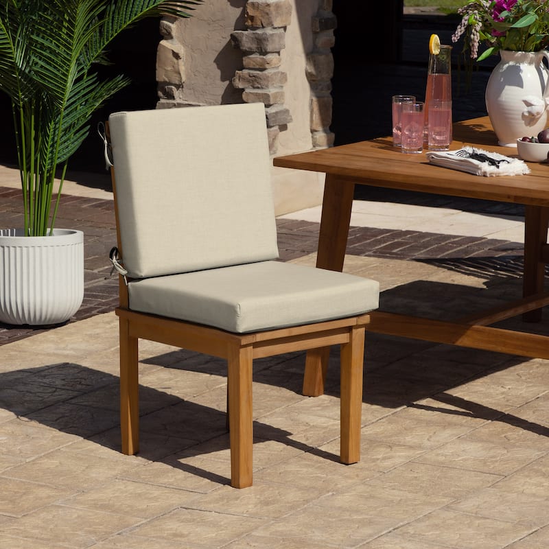 ARDEN Foam Outdoor Dining Chair Cushion, 20 x 20