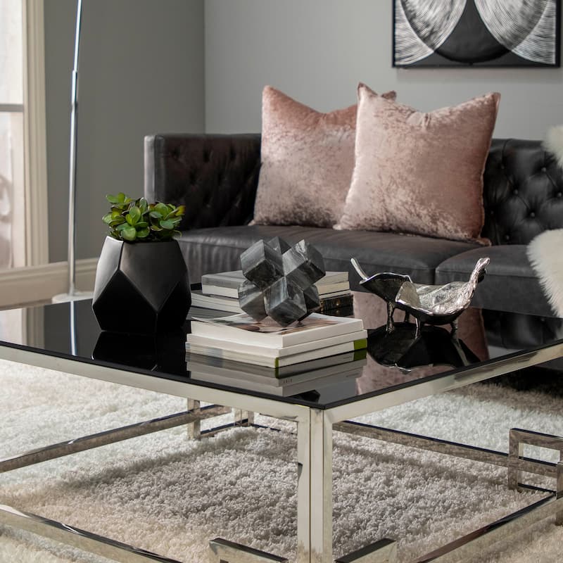 Sagebrook Home Neutral Contemporary Marble 7" Jack Sculpture
