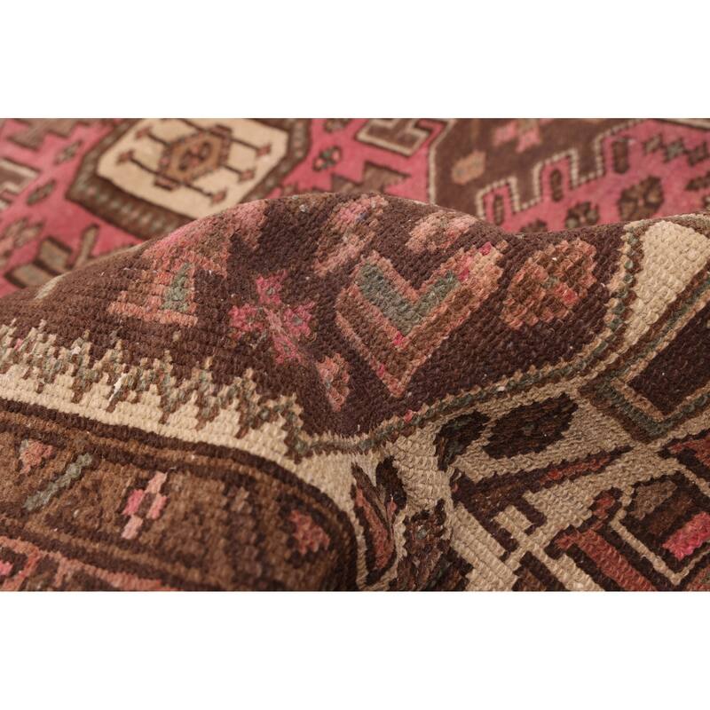 ECARPETGALLERY Hand-knotted Antalya Vintage Brown Wool Rug - 3'3 x 5'2