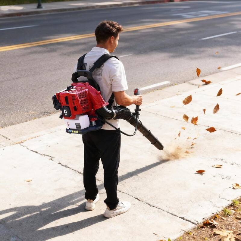 Backpack Durable Gas Powered Leaf Blower 2.2 HP 52cc 2-Cycle 780 CFM 270 MPH - N/A