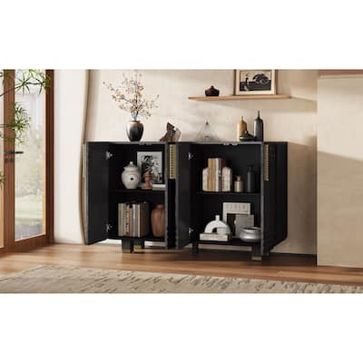 Sideboard with 4-Door and Adjustable Shelves