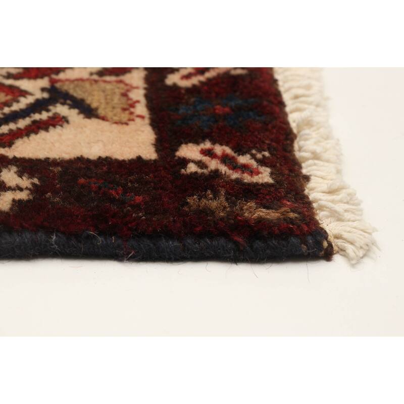 ECARPETGALLERY Hand-knotted Andelz Navy Wool Rug - 3'6 x 9'4