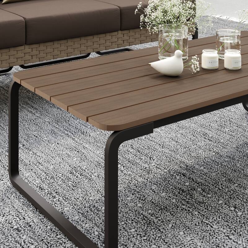 Corvus Akrotiri 4-piece Outdoor Wicker Conversation Set
