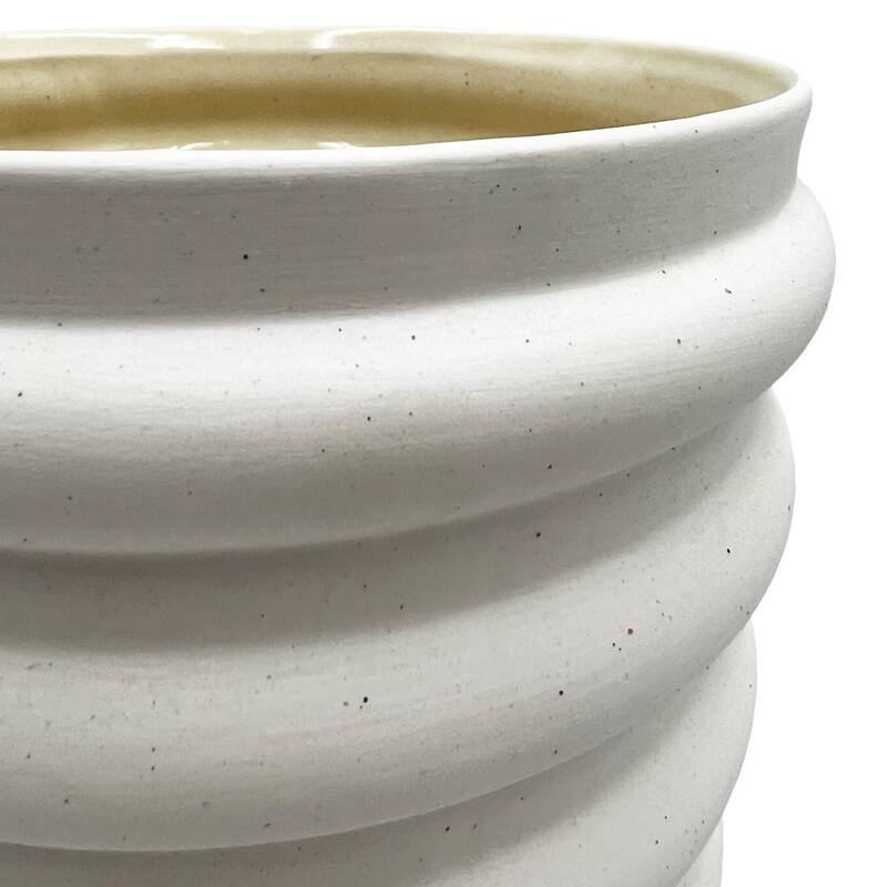 Modern Beige Ceramic Vase