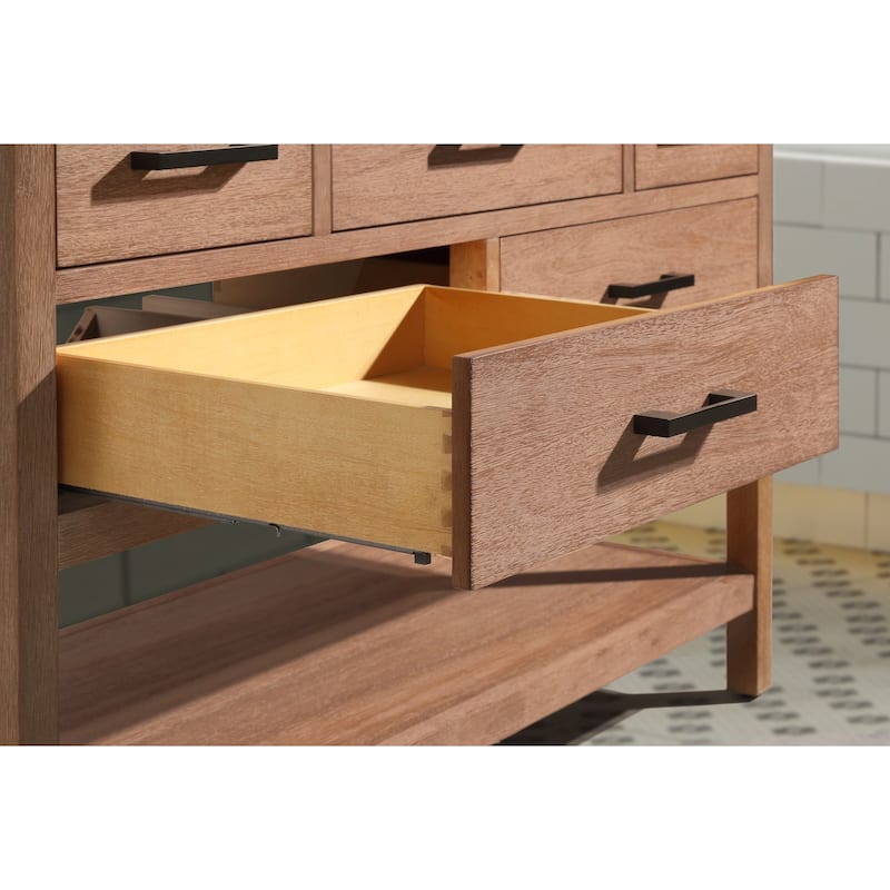 Ari Bath, Betty 42" Bathroom Vanity, Weathered Brown