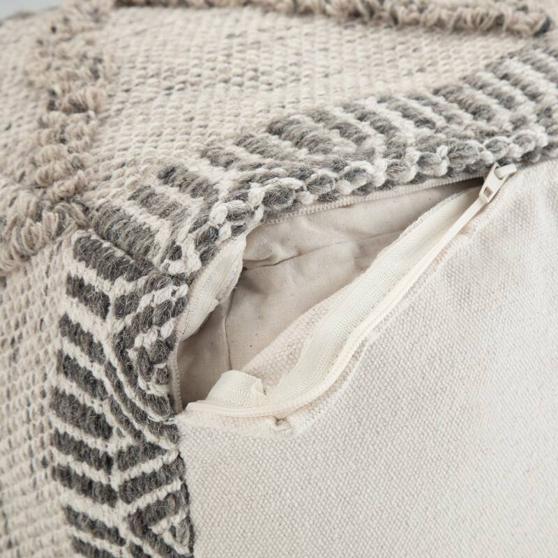 WYNDENHALL Tasneem Boho Square Pouf