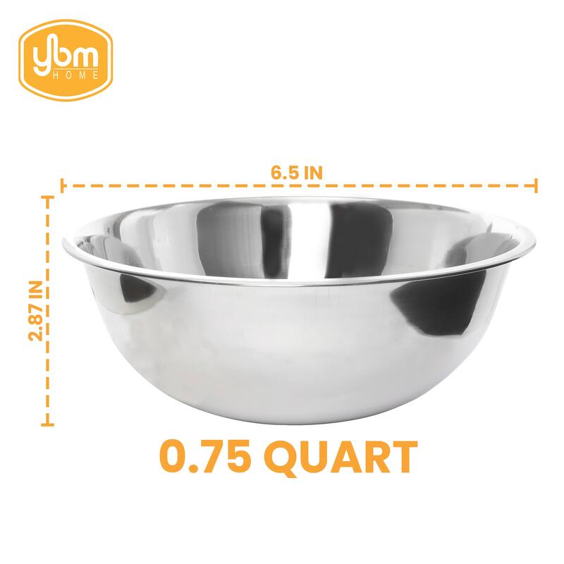 Premium Polished Mirror Nesting Stainless Steel Mixing Bowl