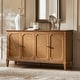 preview thumbnail 15 of 19, HULALA HOME Jane Transitional Solid Wood 58"Wide 4 Door Sideboard