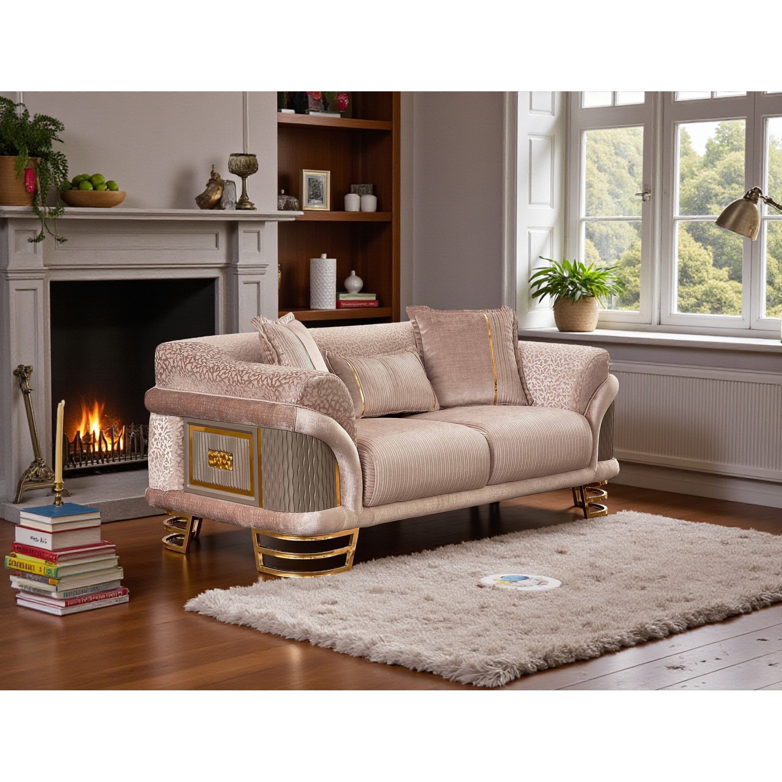 Axis 2 Pieces Living Room Sets 1 Sofa 1 Loveseat - On Sale