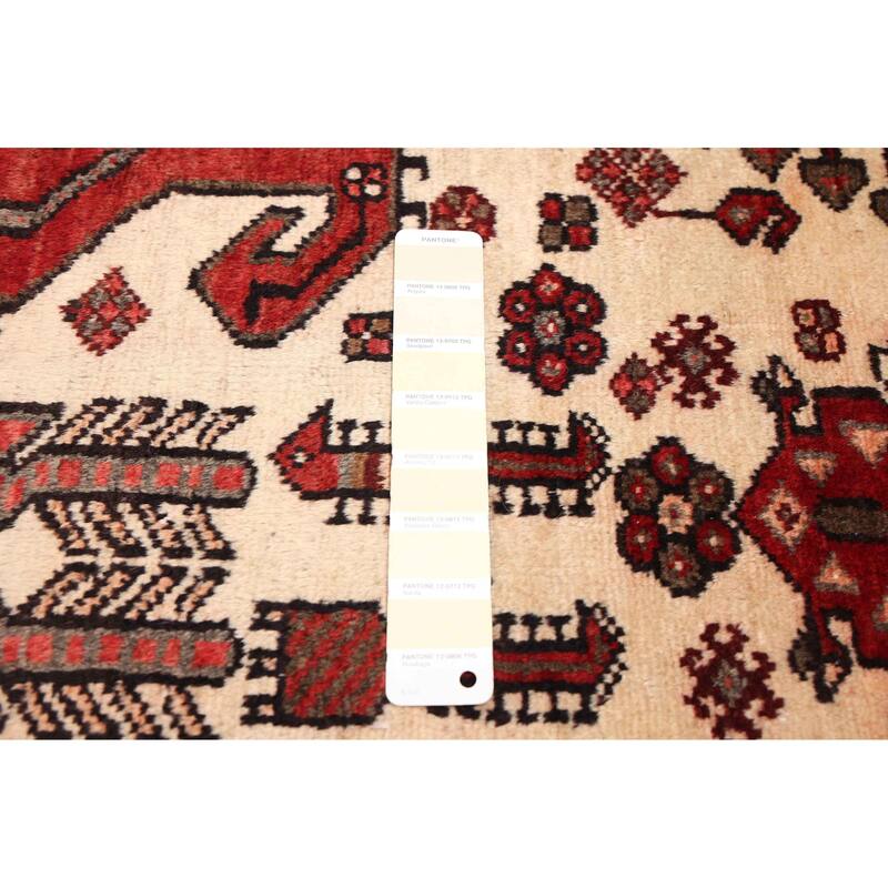 ECARPETGALLERY Hand-knotted Anadol Cream Wool Rug - 4'4 x 6'10