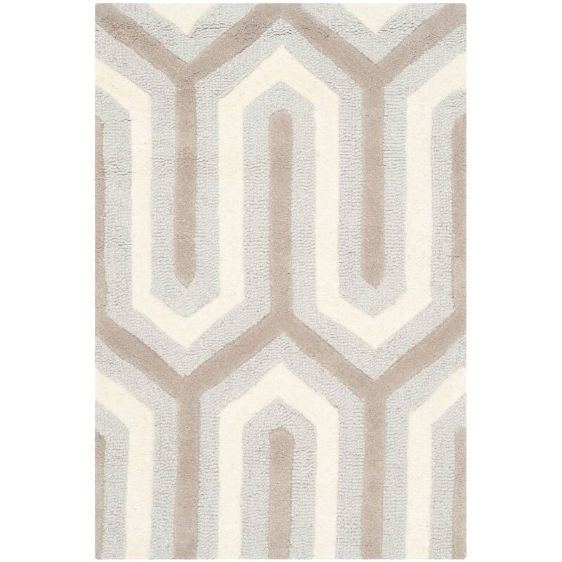 SAFAVIEH, Handmade Cambridge Faiza Modern Moroccan Wool Rug