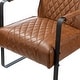 preview thumbnail 16 of 31, Lagash Lesuire PU Chair with Tufted Back
