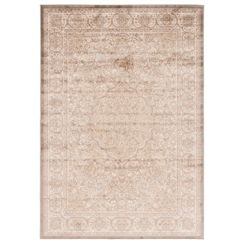 SAFAVIEH Paradise Beatrix Modern Viscose Rug - 4' x 5'7" - Mouse/Silver
