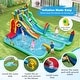 preview thumbnail 5 of 8, Gymax Inflatable Water Park w/Climbing Wall Basketball Rim Splash Pool - Multi