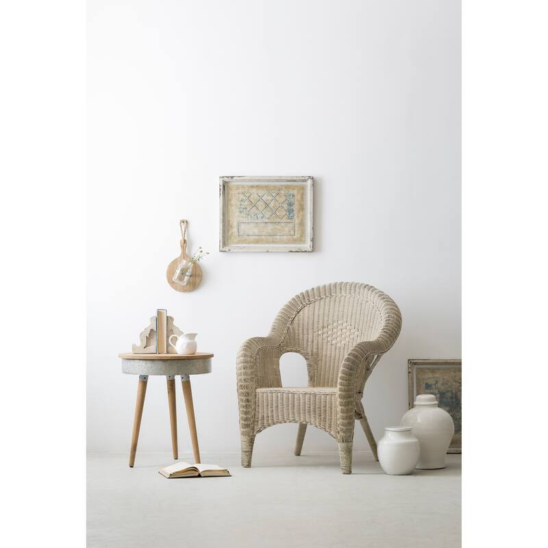 White Stoneware Pitcher