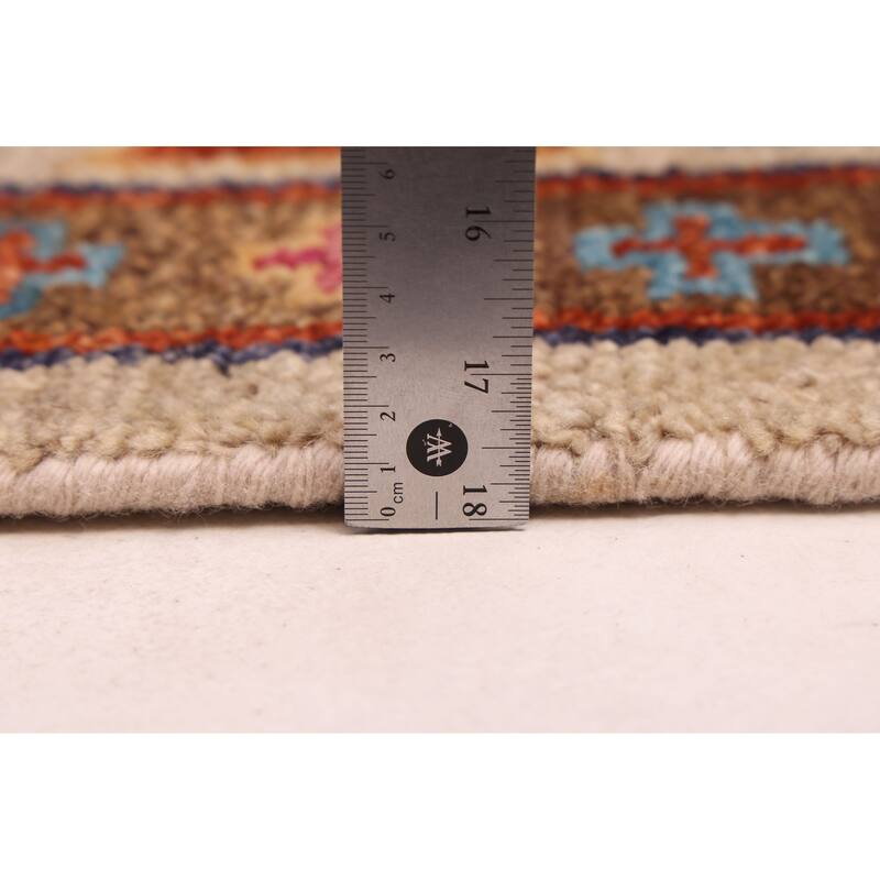 ECARPETGALLERY Hand-knotted Jules Serapi Beige Wool Rug - 8'0 x 10'2