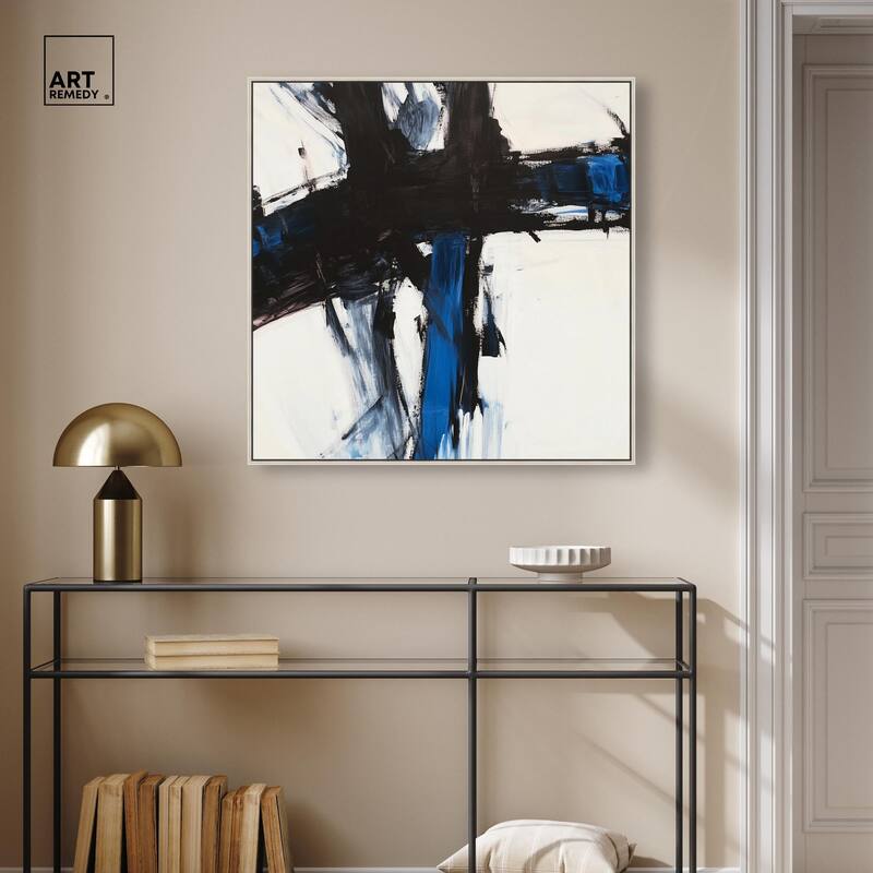 Blue Streak I Canvas by Art Remedy