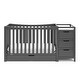 preview thumbnail 33 of 35, Graco Remi 4 in 1 Convertible Crib & Changer with Premium Foam Crib and Toddler Mattress